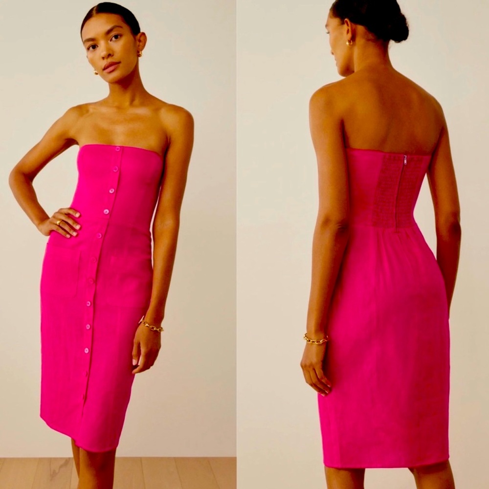 COPY - COPY - Reformation Prescott Linen Dress